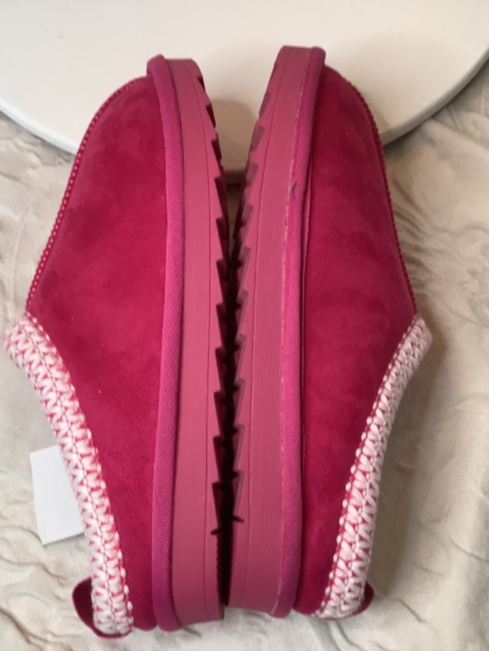 NWT Girl Mia Fushia‎ Hot pink suede clogs big girl sz. 4 or women’s 6 - Picture 8 of 11